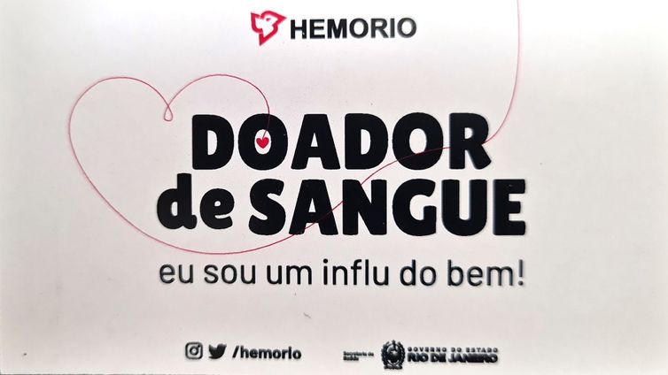 Hemorio/Divulgação Rio de Janeiro (RJ), 29.04.2024 - Campanha de doação de sangue para as olimpíadas 2024 do Instituto Estadual de Hematologia - Hemorio. Foto: Hemorio/Divulgação