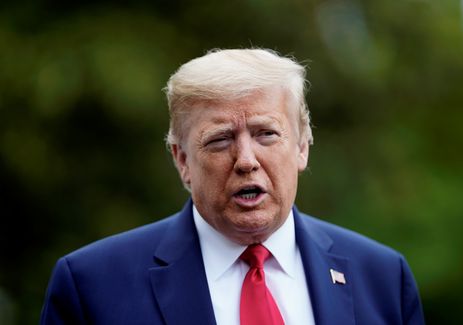 REUTERS/Eric Thayer/Direitos Reservados Presidente dos EUA, Donald Trump, chega de Camp David à Casa Branca em Washington