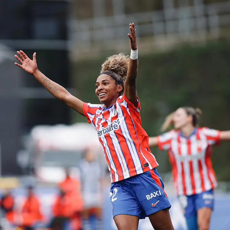 Reprodução Instagram / luany_rosa03 Luany - atacante do Atletico de Madrid - convocada para a seleção brasileira feminina em 26/03/2025