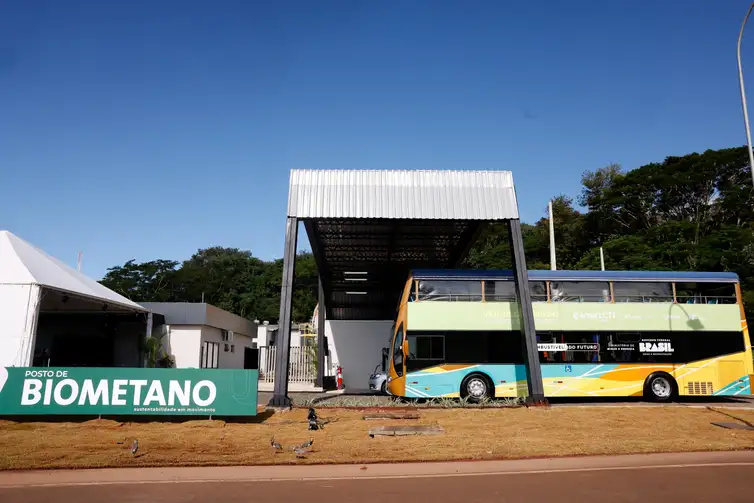 Tânia Rêgo/Agência Brasil Foz do Iguaçu (PR), 13/04/2025 - Unidade de Produção de Hidrocarbonetos Renováveis e de Demonstração de Biocombustiveis da Usina Itaipu Binacional. Foto: Tânia Rêgo/Agência Brasil