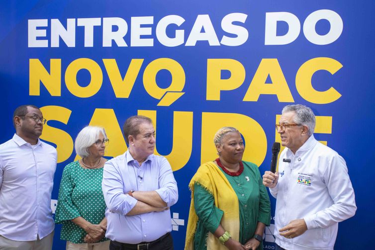 JOAO RISI / MS 09.05.2026 – Campinas (SP) – Ministro da Saúde, Alexandre Padilha, durante evento de ampliação do atendimento do SUS, com entregas do Novo PAC Saúde e do programa “Agora Tem Especialistas”, além de atos de vacinação contra o vírus sincicial respiratório (VSR) e entrega de carteiras aos sanitaristas.
Fotos: João Risi / MS