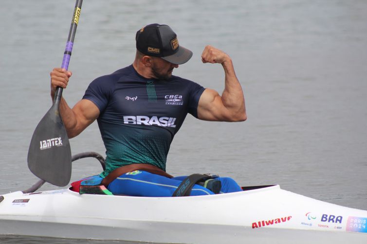 Isabella Oliveira/CBCa Brandemburgo, 16/05/2026 - Canoista Fernando Rufino participa de prova de canoagem na Copa do Mundo de canoagem. Foto: Isabella Oliveira/CBCa